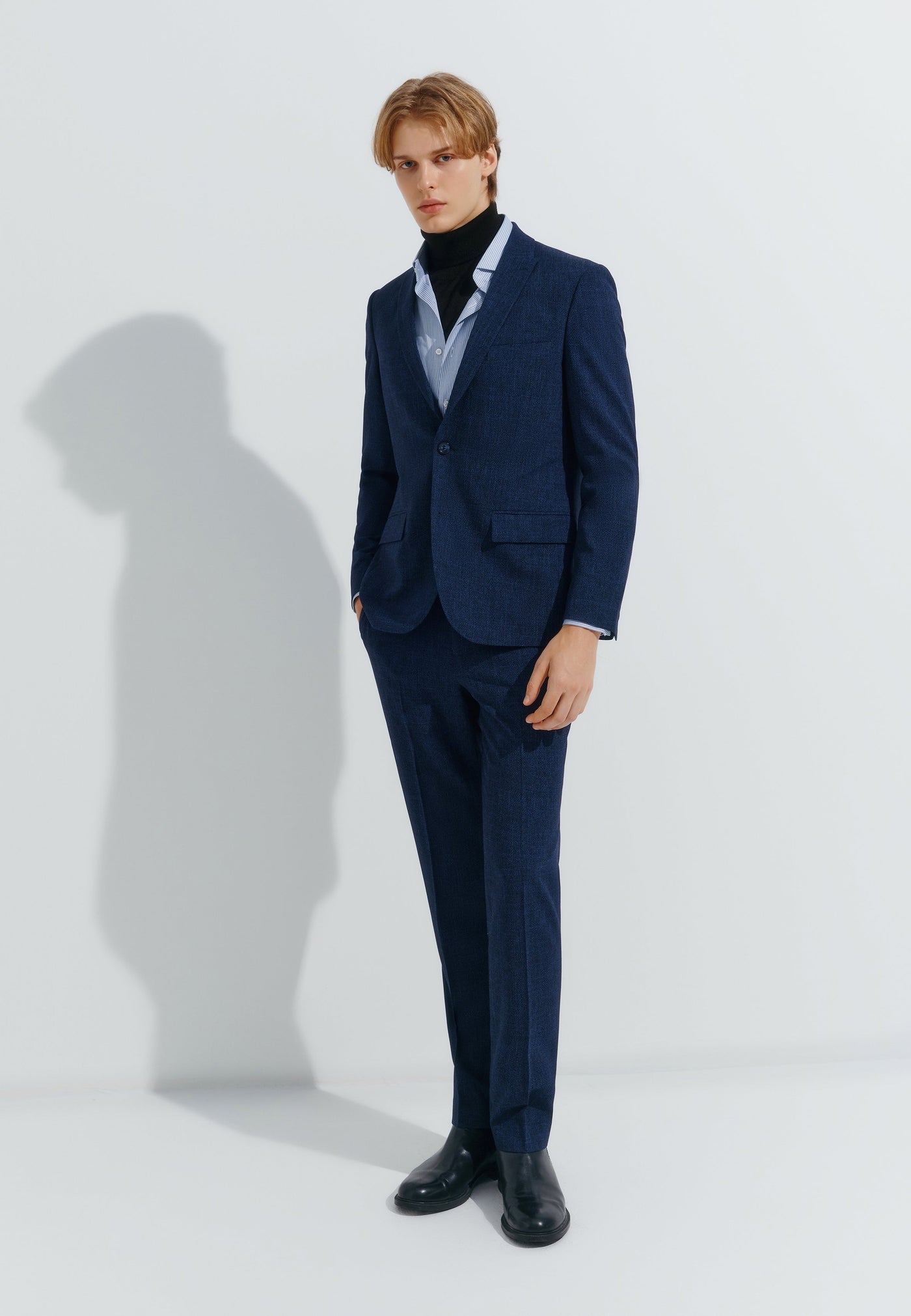 Men Clothing Anti-Bacterial Suit Pants Smart Fit