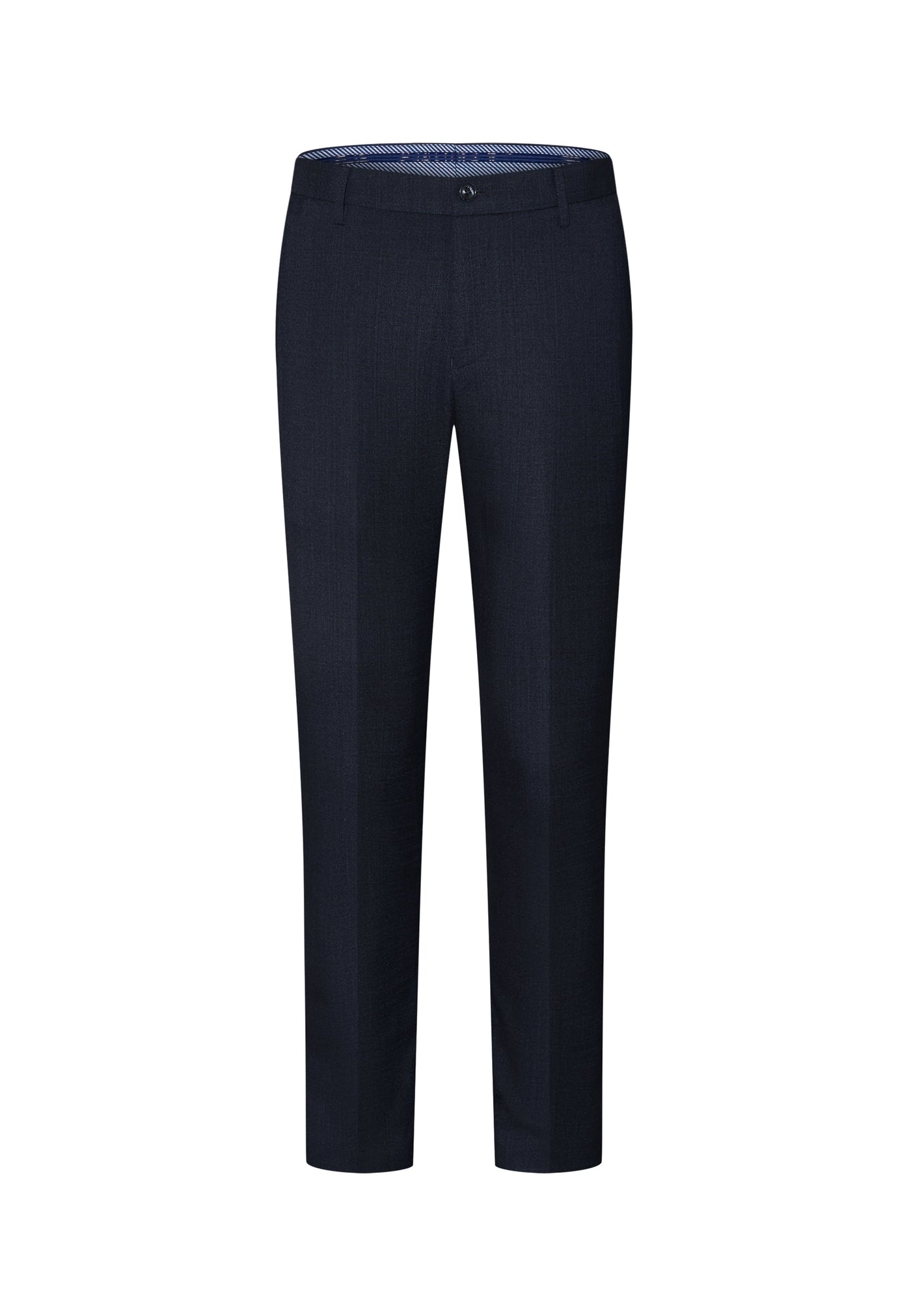 Men Clothing Anti-Bacterial Textured Suit Pants Slim Fit