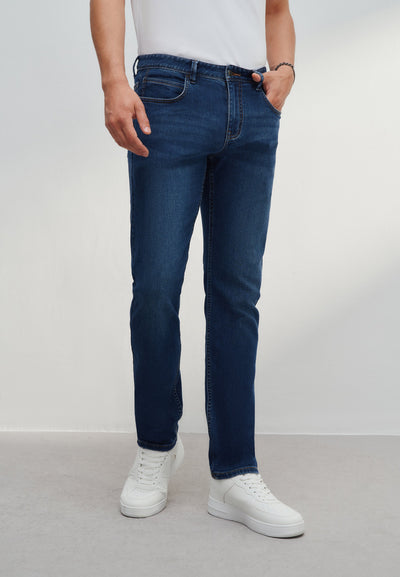 Men Clothing Compact Cotton Rich Extra Slim Fit Jeans Extra Slim Fit