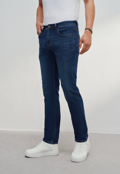 Men Clothing Compact Cotton Rich Extra Slim Fit Jeans Extra Slim Fit