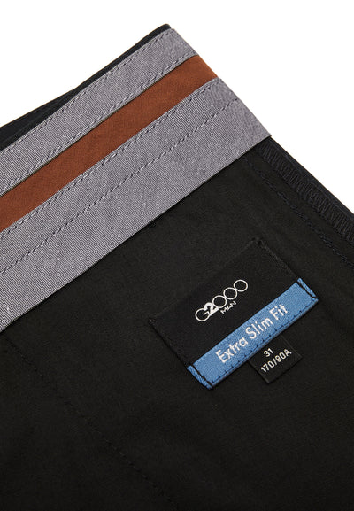 Men Clothing Cotton Rich Stretchextra Slim Fit Twillcasual Pants Extra Slim Fit