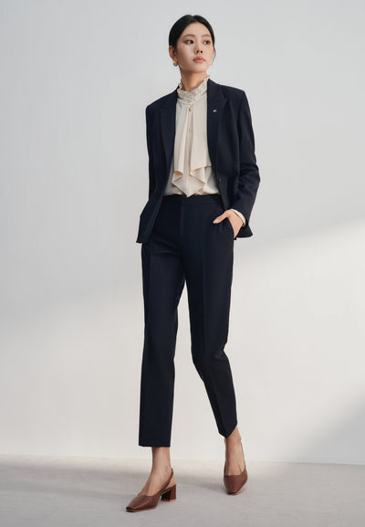 Women Clothing Multi-Way Stretch Slim Fit Suit Blazer Slim Fit