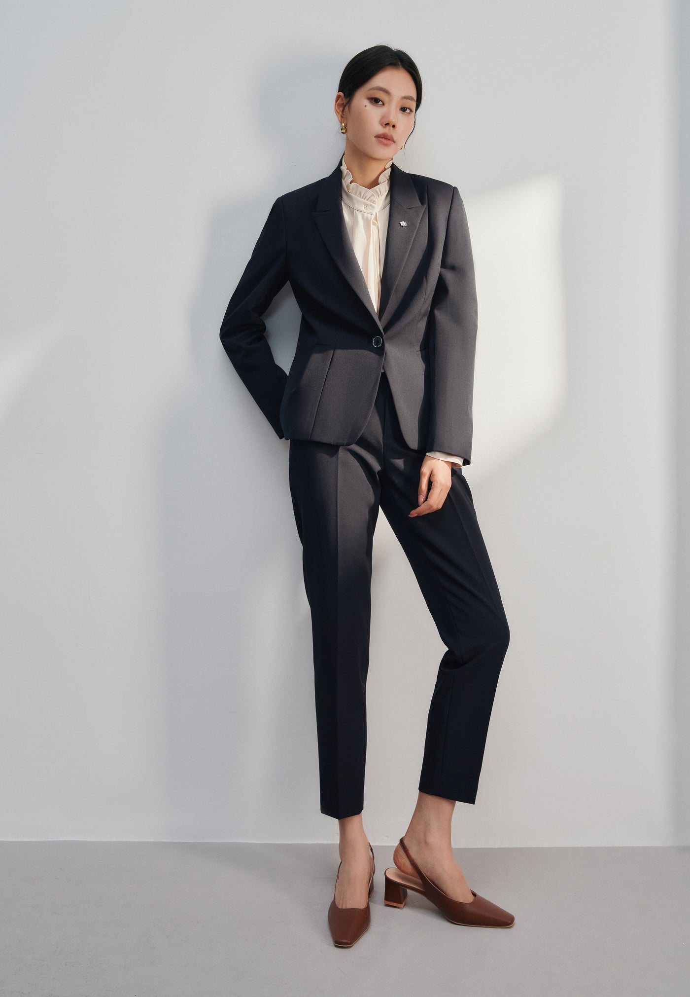 Women Clothing Multi-Way Stretch Slim Fit Suit Blazer Slim Fit