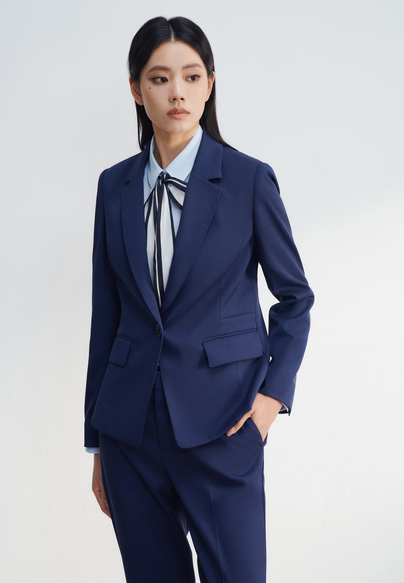 Women Clothing Coolmax Waffle Dobby Slim Fit Suit Blazer Slim Fit