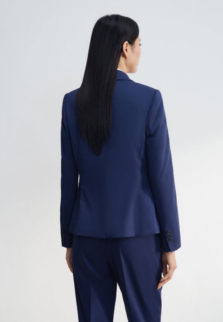 Women Clothing Coolmax Waffle Dobby Slim Fit Suit Blazer