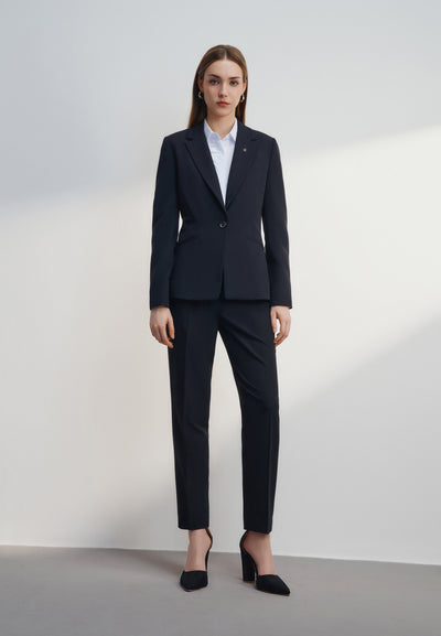 Women Clothing Slim Fit Twill Suit Blazer Slim Fit