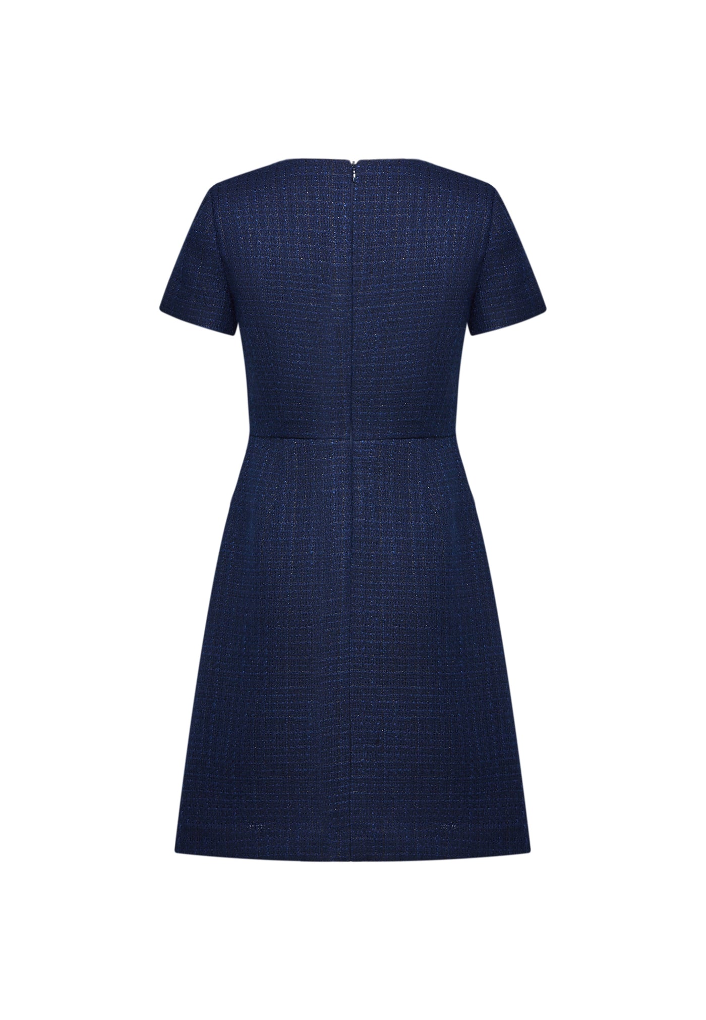 Women Clothing A Shape Tweed Dress A-Shape