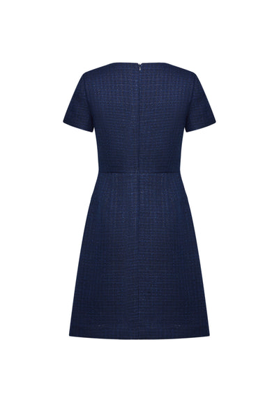 Women Clothing A Shape Tweed Dress A-Shape