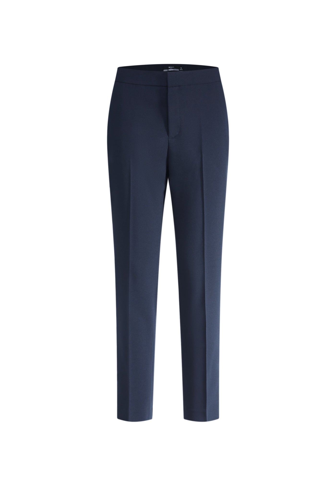 Women Clothing Poly Plain Weave Slim Fit Suit Pants Ankle Cigarette Shape