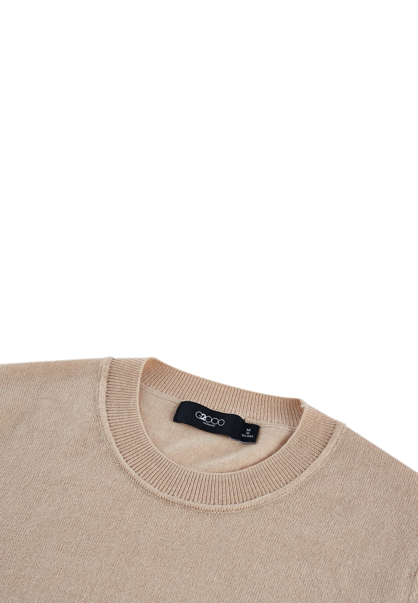 Women Clothing Crew Neck Puff Sleve Sweater Top Regular Fit