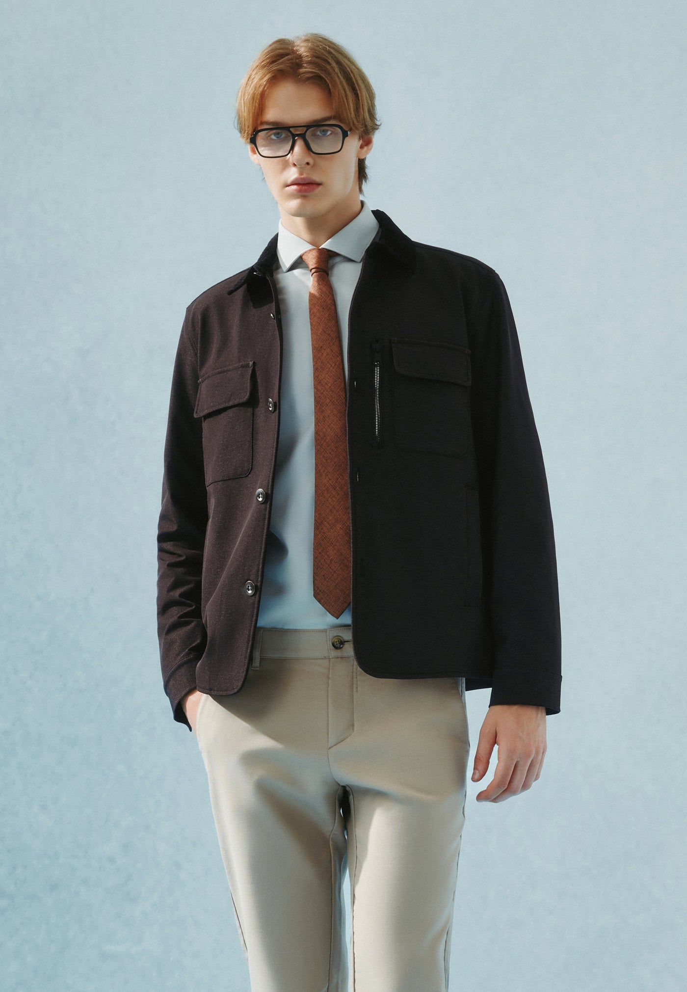 เสื้อแจ็คเก็ตสำหรับผู้ชาย Relaxed Fit