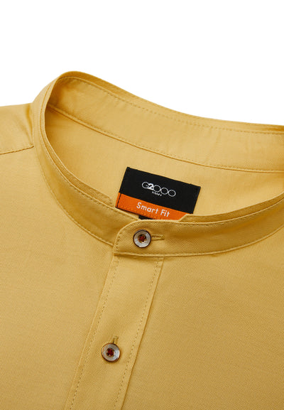 Men Clothing Easy Care Cotton Oxford Casual Shirt Smart Fit