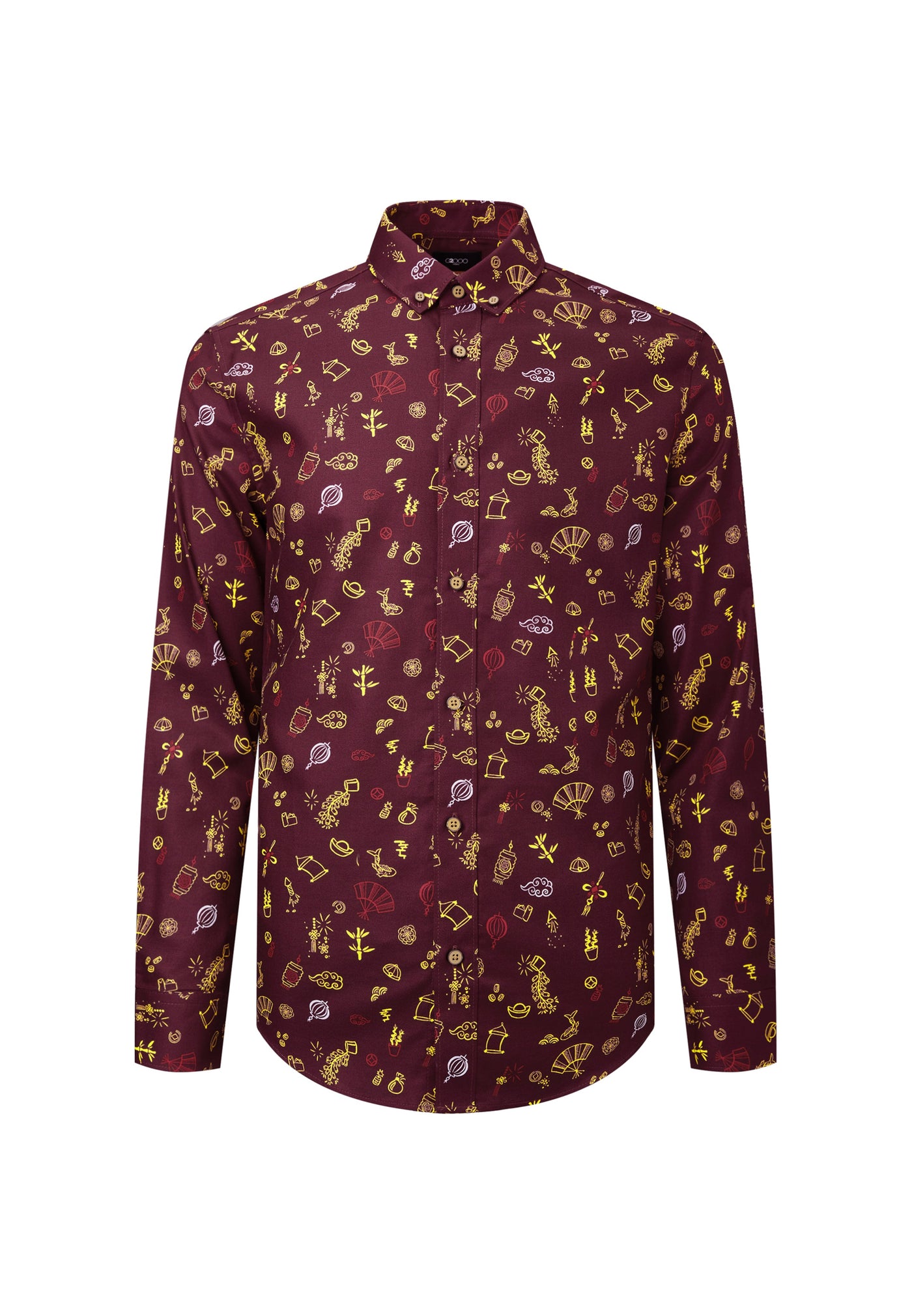 Men Clothing Casual Shirt With Festive Signature Prints Smart Fit