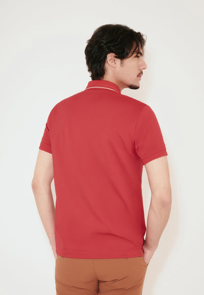 Men Clothing Non-Iron Pure Cotton Polo Smart Fit