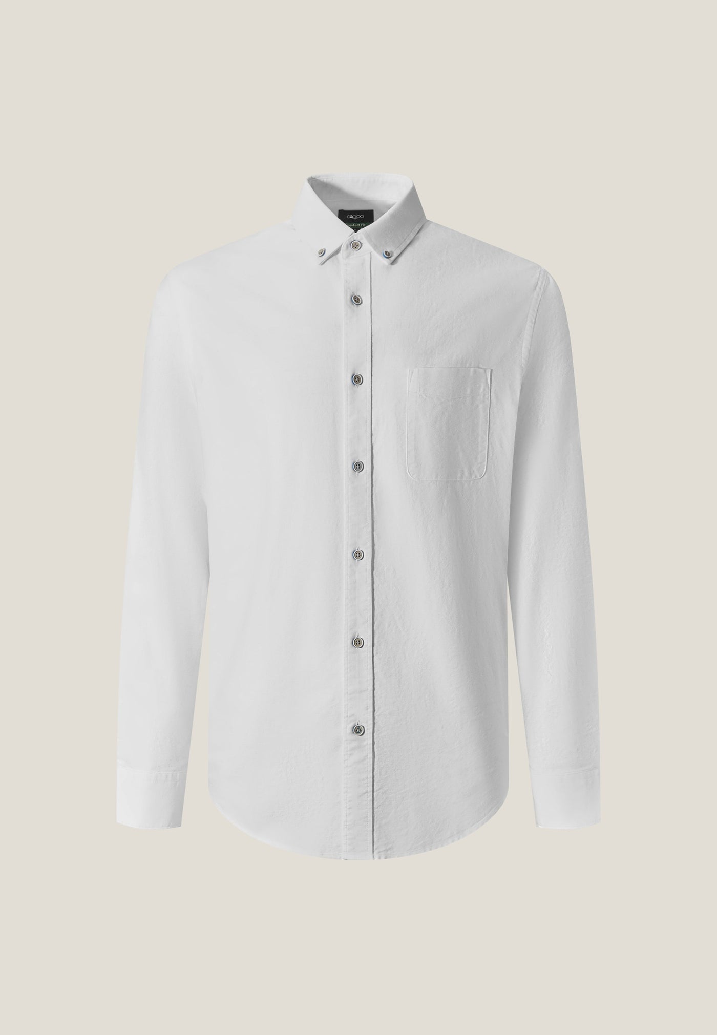 เสื้อเชิ้ตแขนยาวลำลองสำหรับผู้ชาย Comfort Fit