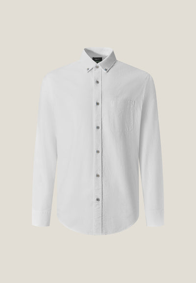 เสื้อเชิ้ตแขนยาวลำลองสำหรับผู้ชาย Comfort Fit