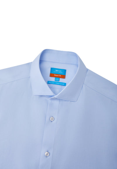 Men Clothing Non-Iron Super Soft Herringbone Shirt Smart Fit