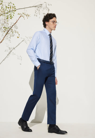 Men Clothing Non-Iron Super Soft 2 Tone Shirt Smart Fit
