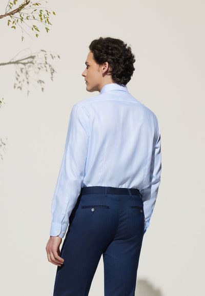 Men Clothing Non-Iron Super Soft 2 Tone Shirt Smart Fit