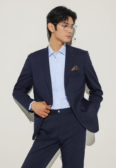 เสื้อเชิ้ตแขนยาวแบบทางการสำหรับผู้ชาย Smart Fit