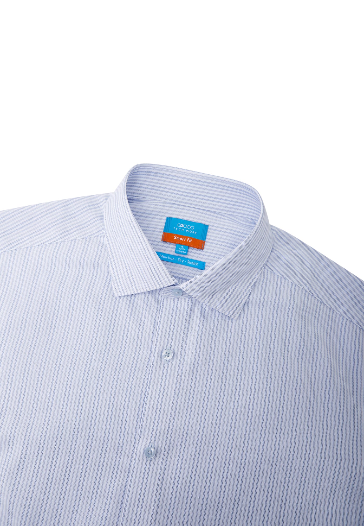 Men Clothing Non-Iron Dry Stripe Shirt Smart Fit