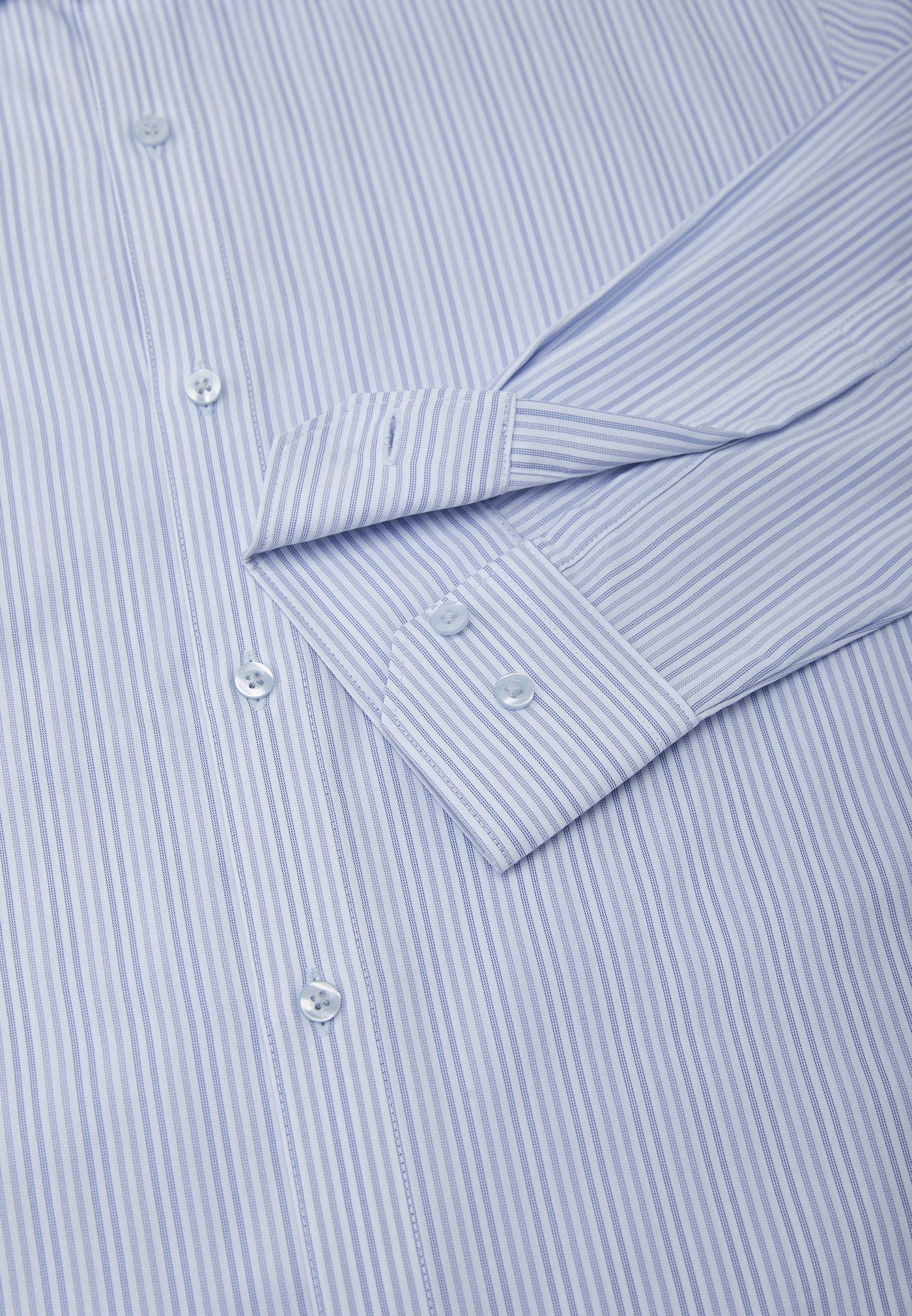 Men Clothing Non-Iron Dry Stripe Shirt Smart Fit