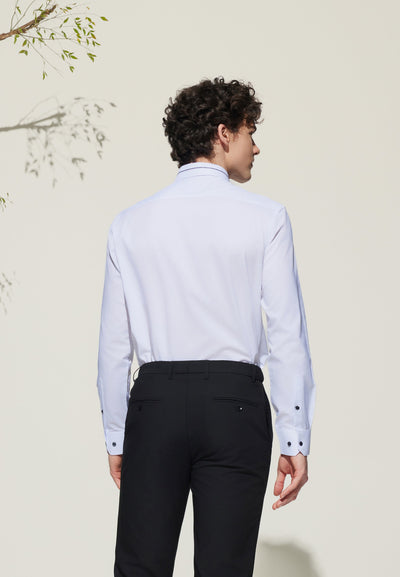 เสื้อเชิ้ตแขนยาวแบบทางการสำหรับผู้ชาย Smart Fit