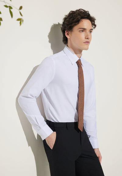 เสื้อเชิ้ตแขนยาวแบบทางการสำหรับผู้ชาย Smart Fit