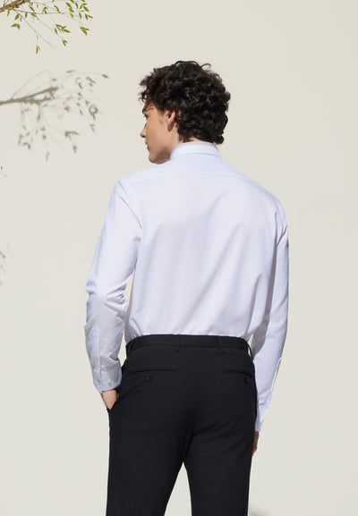 เสื้อเชิ้ตแขนยาวแบบทางการสำหรับผู้ชาย Smart Fit