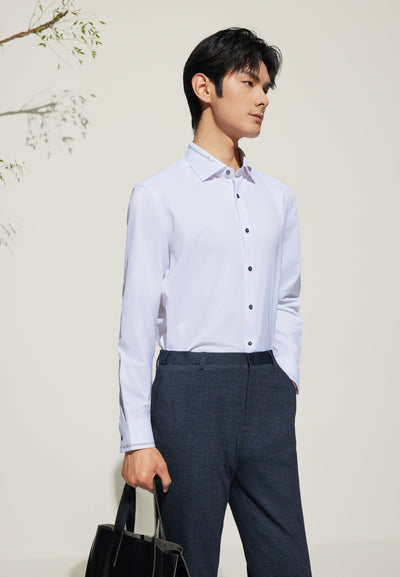 เสื้อเชิ้ตแขนยาวแบบทางการสำหรับผู้ชาย Smart Fit