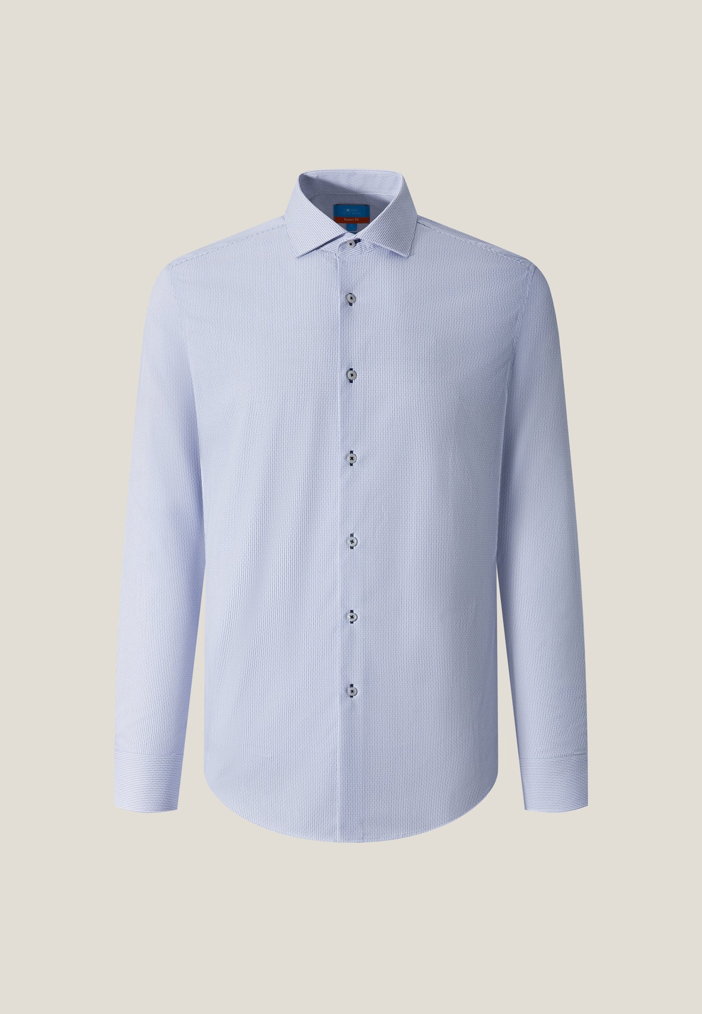 Men Clothing Non-Iron Silky Touch Stripe Shirt Smart Fit