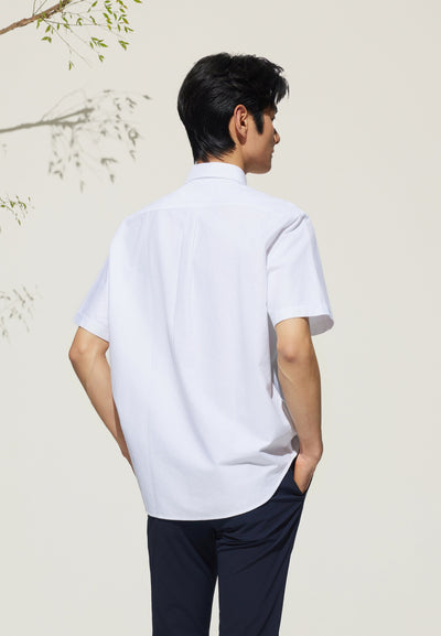 เสื้อเชิ้ตแขนสั้นลำลองสำหรับผู้ชาย Comfort Fit
