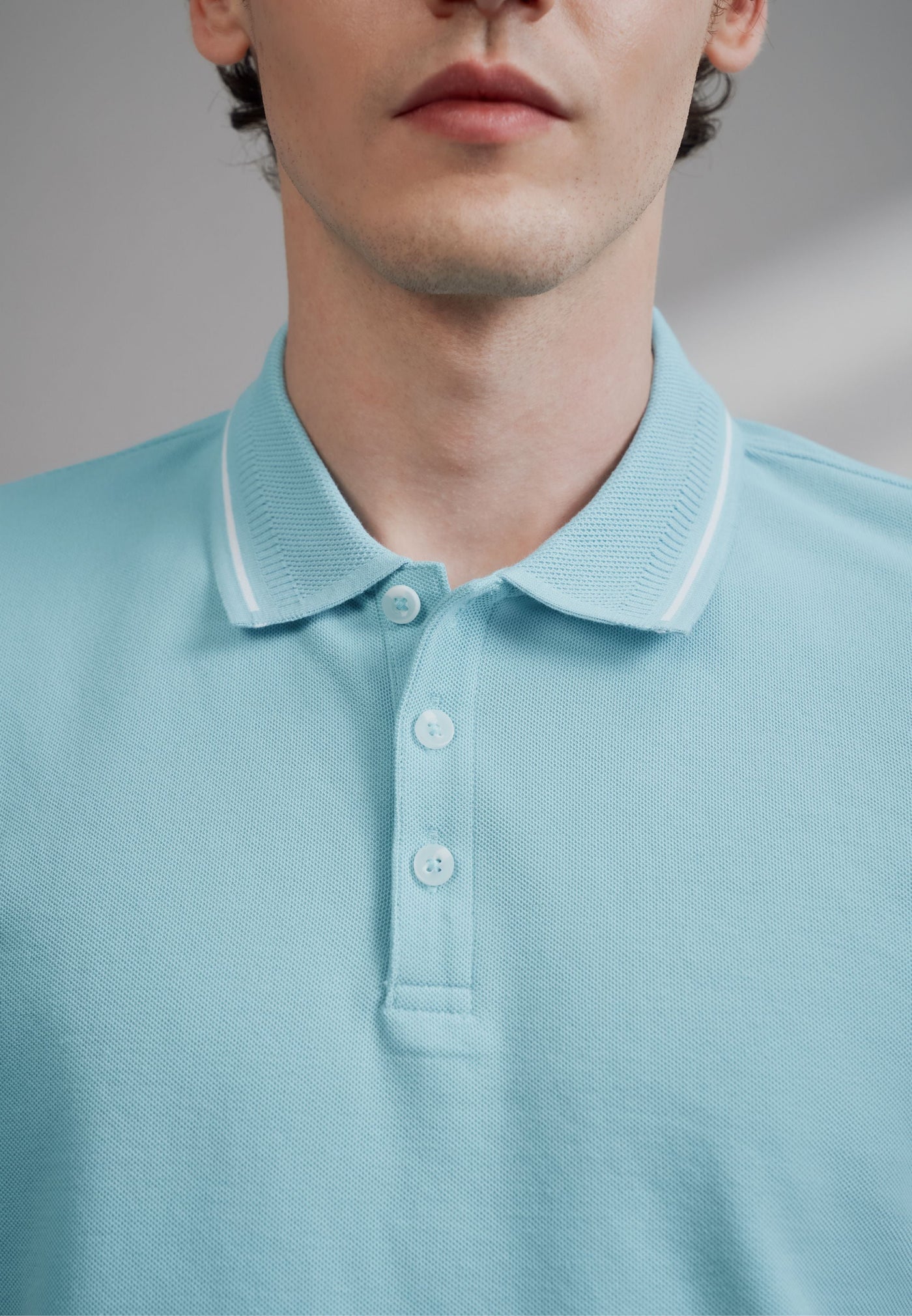 Men Clothing Cotton Blend Pique Short Sleeve Polo Tee Smart Fit