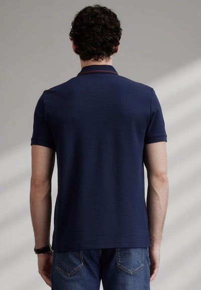Men Clothing Cotton Blend Pique Short Sleeve Polo Tee Smart Fit
