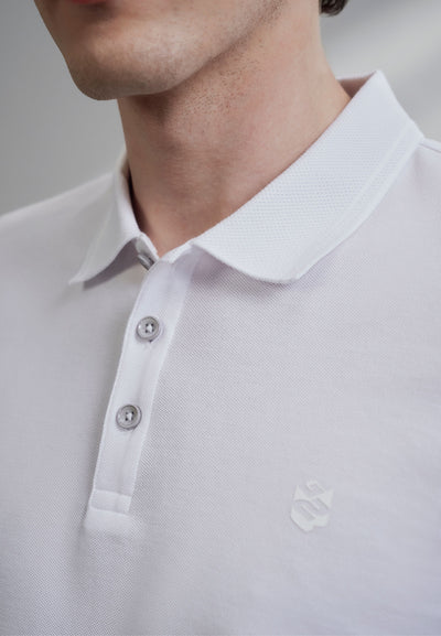 Men Clothing Cotton Blend Pique Short Sleeve Polo Tee Smart Fit