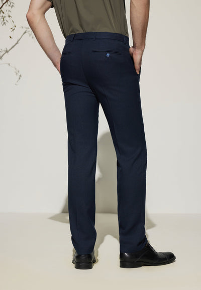 Men Clothing Teflon Slim Fit Twill Suit Pants Slim Fit