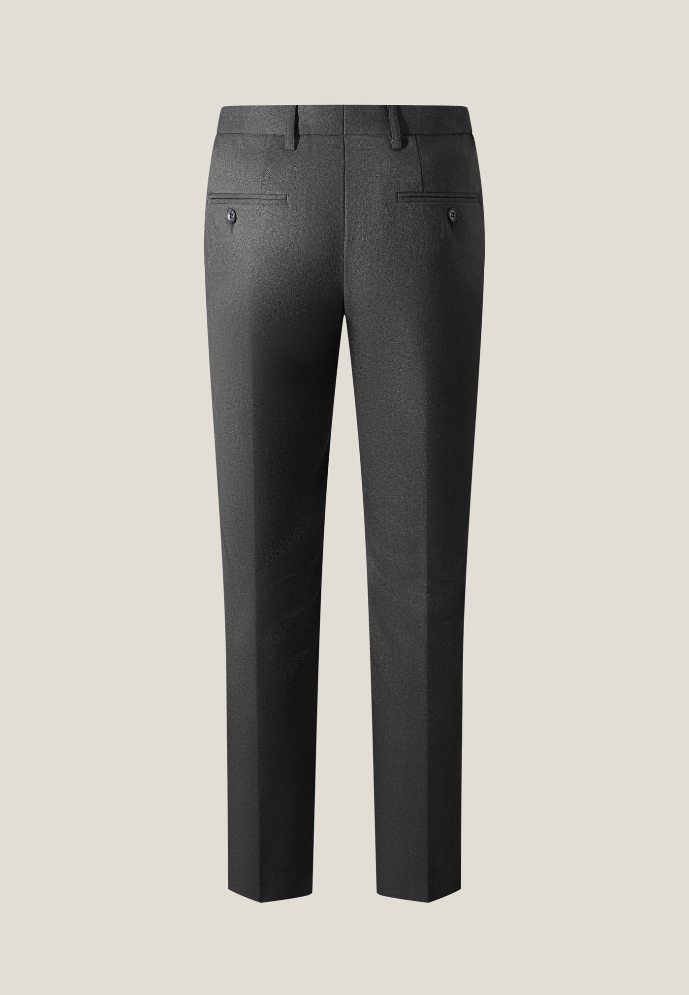 Men Clothing Teflon Slim Fit Twill Suit Pants Smart Fit