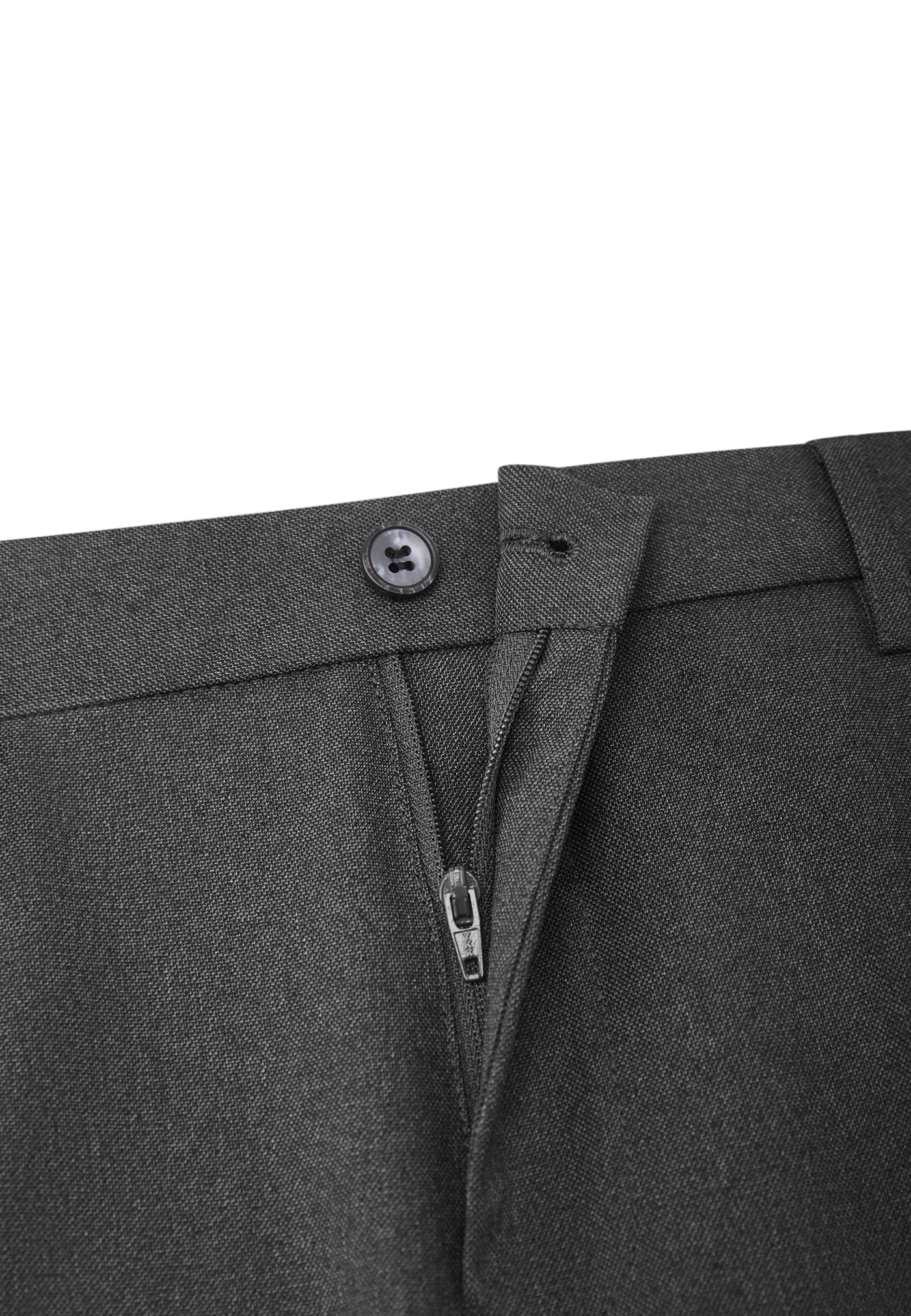 Men Clothing Teflon Slim Fit Twill Suit Pants Smart Fit