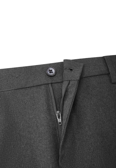 Men Clothing Teflon Slim Fit Twill Suit Pants Smart Fit