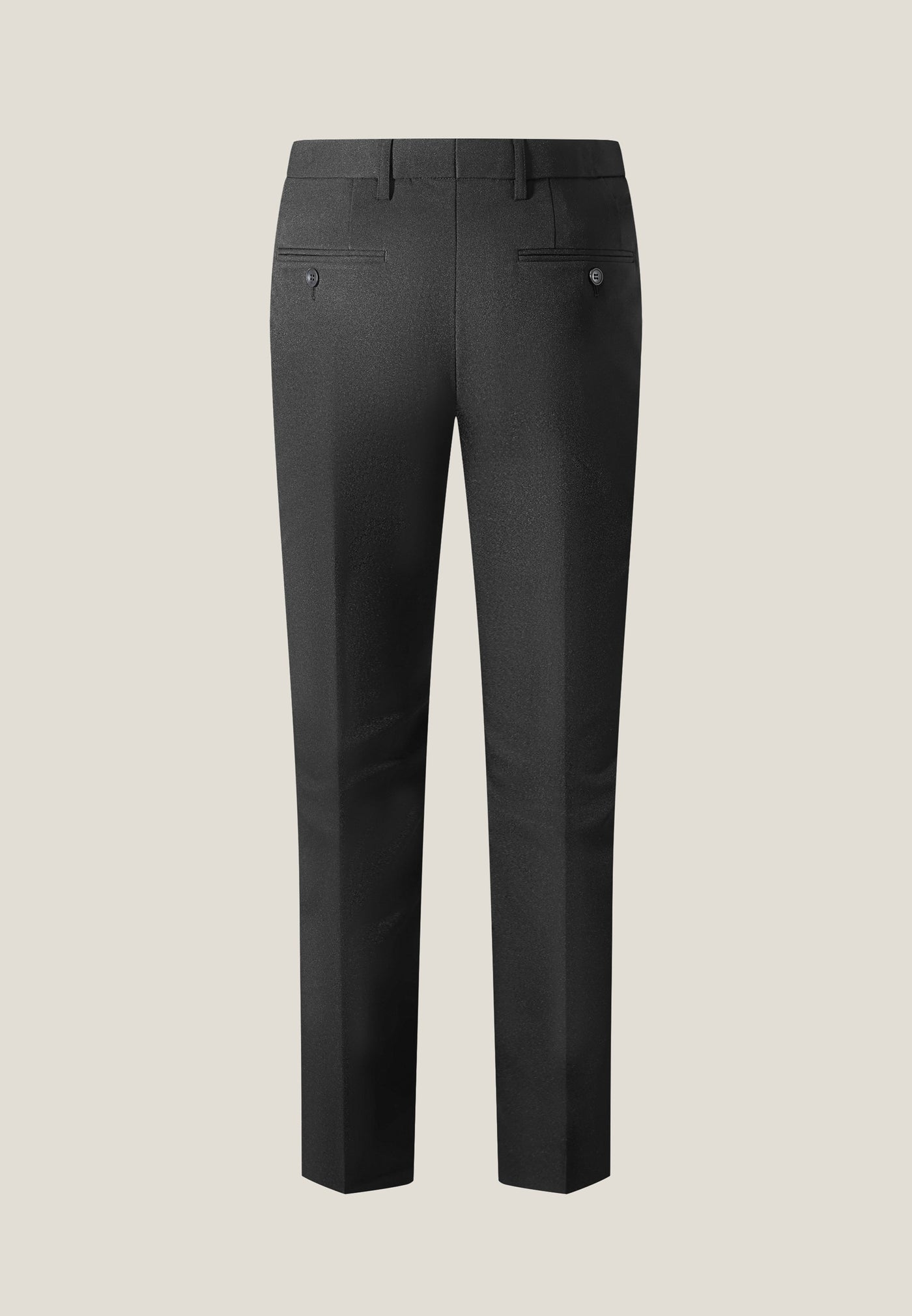 Men Clothing Teflon Slim Fit Twill Suit Pants Smart Fit