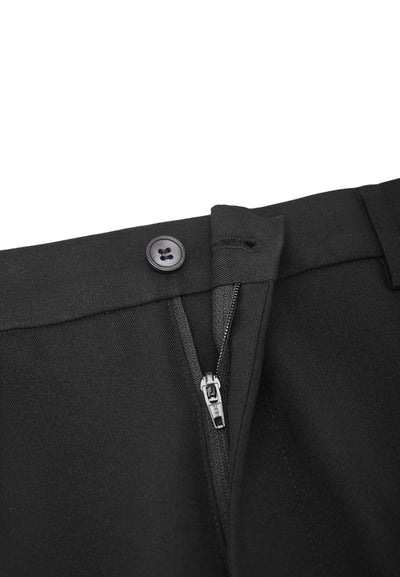 Men Clothing Teflon Slim Fit Twill Suit Pants Smart Fit