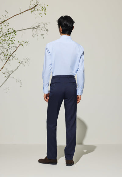 Men Clothing Cool Tounch Stripe Suit Pants Slim Fit