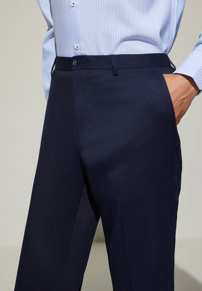 Men Clothing Cool Tounch Stripe Suit Pants Slim Fit