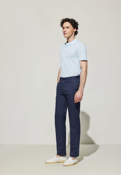Men Clothing 3M Sweat -Wicking Texture Suit Pants Smart Fit