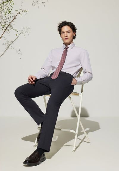Men Clothing 3M Sweat -Wicking Suit Pants Slim Fit