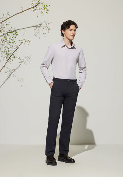 Men Clothing 3M Sweat -Wicking Suit Pants Slim Fit