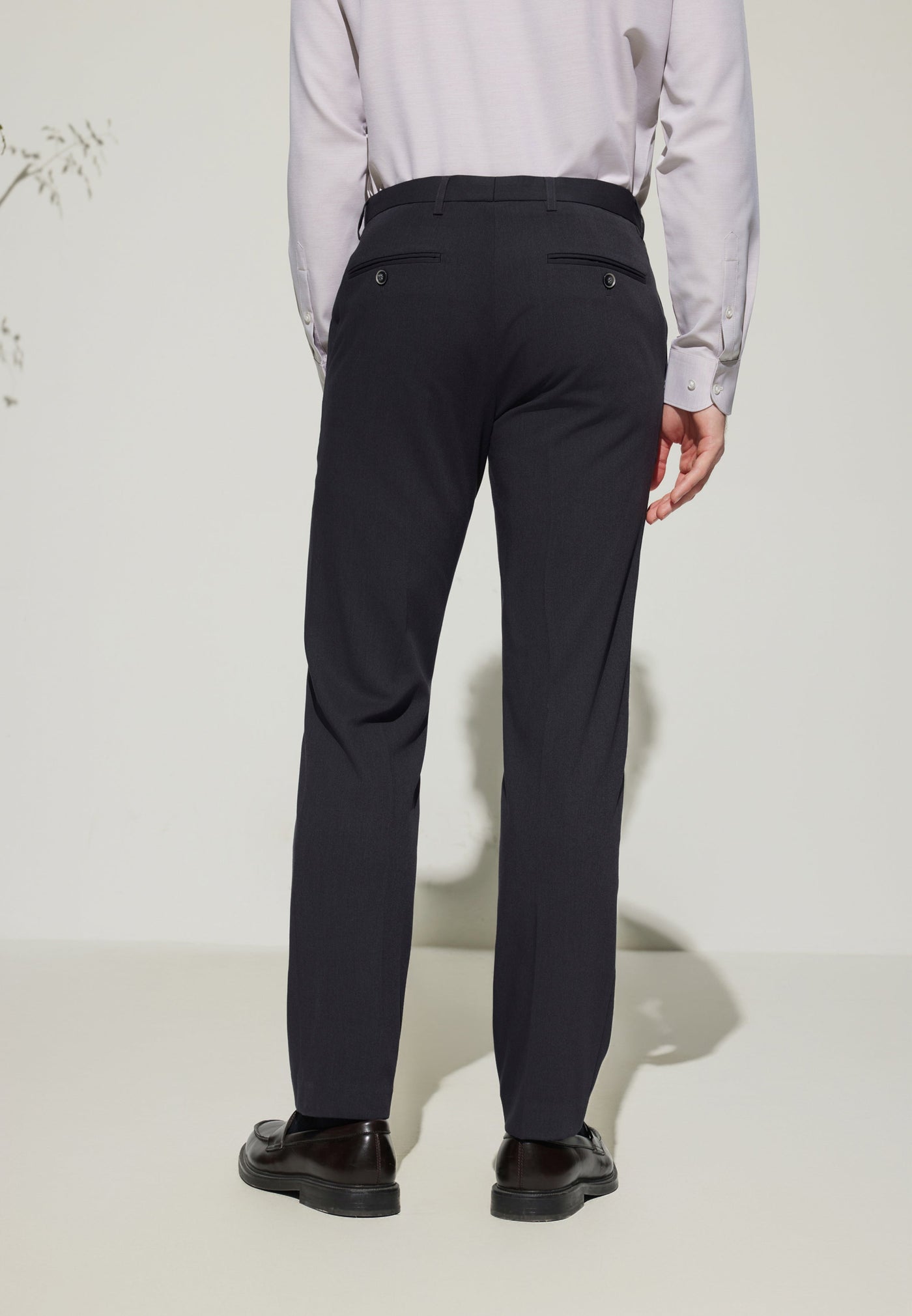 Men Clothing 3M Sweat -Wicking Suit Pants Slim Fit