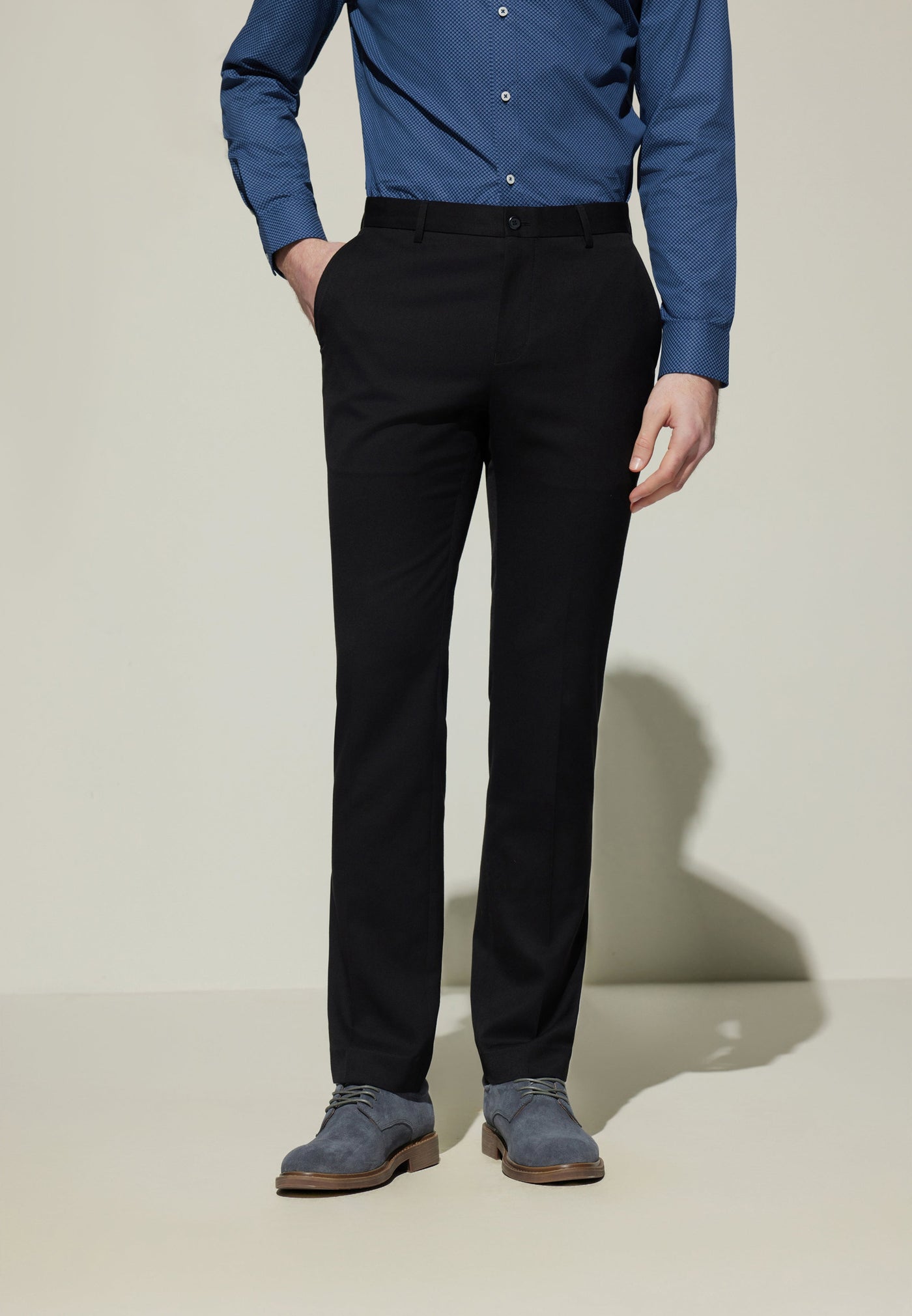 Men Clothing 3M Sweat -Wicking Suit Pants Smart Fit