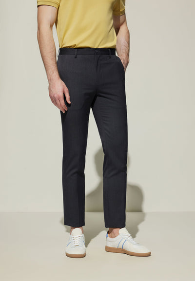 Men Clothing 3M Sweat -Wicking Suit Pants Slim Fit