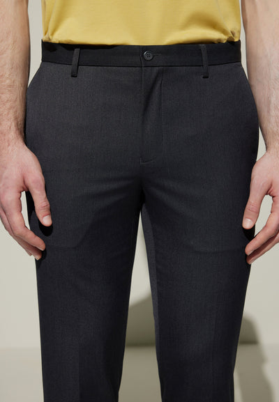 Men Clothing 3M Sweat -Wicking Suit Pants Slim Fit